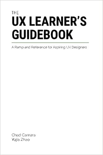 book cover for UX Learner's Guidebook