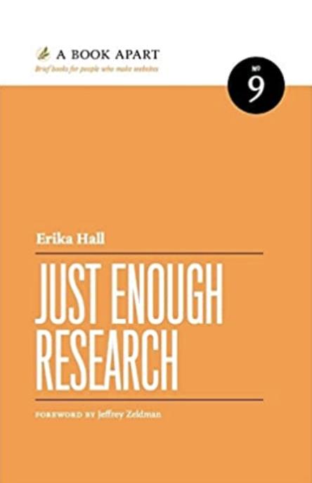 Just enough research book cover